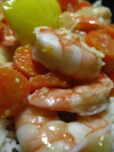 Simple Shrimp with Carrots