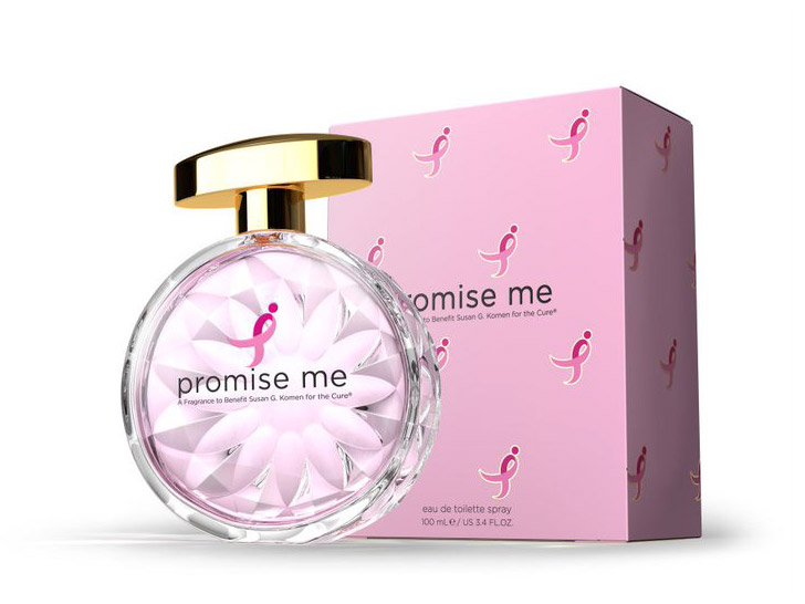 "Promise Me" perfume, plugged by Komen to fund their cause, contains known, potent carcinogens so dangerous, they are banned by the International Fragrance Association.