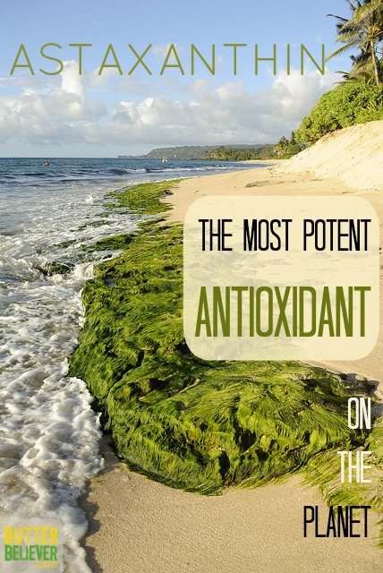 Astaxanthin is the most POTENT antioxidant on the planet. Take it to protect against radiation, as an internal sunscreen, for vision improvement, and anti-aging. Amazing stuff!