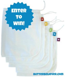 Weekly Giveaway: 5 Pack of Reusable Produce Bags