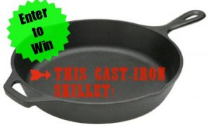 Weekly Giveaway: Lodge Logic Cast Iron Skillet