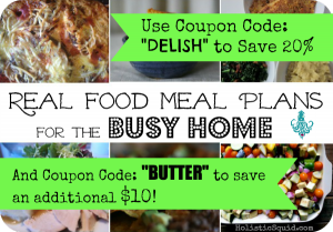 Real Food Meal Plans Sale: Get 20% Off PLUS an Extra $10 Coupon!