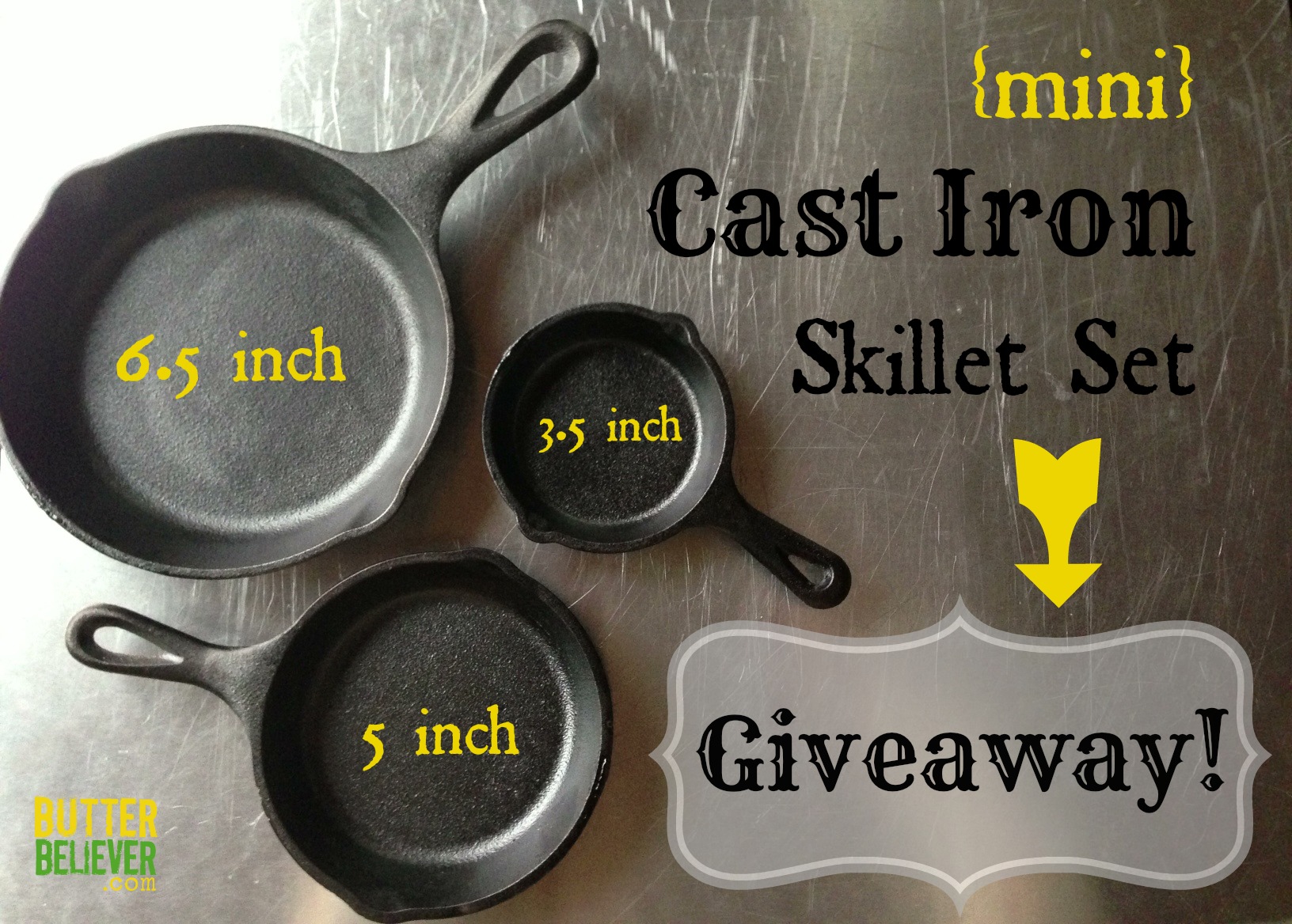 Mini Cast Iron Skillet - 5 Inch