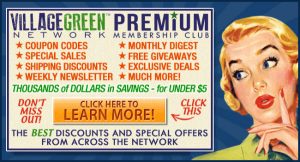 Winner: 1-Year Membership to Village Green Premium Discount Club—$49 Value