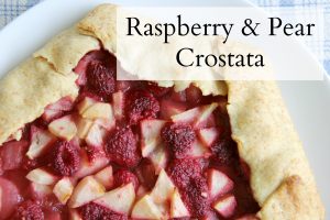 Raspberry & Pear Crostata