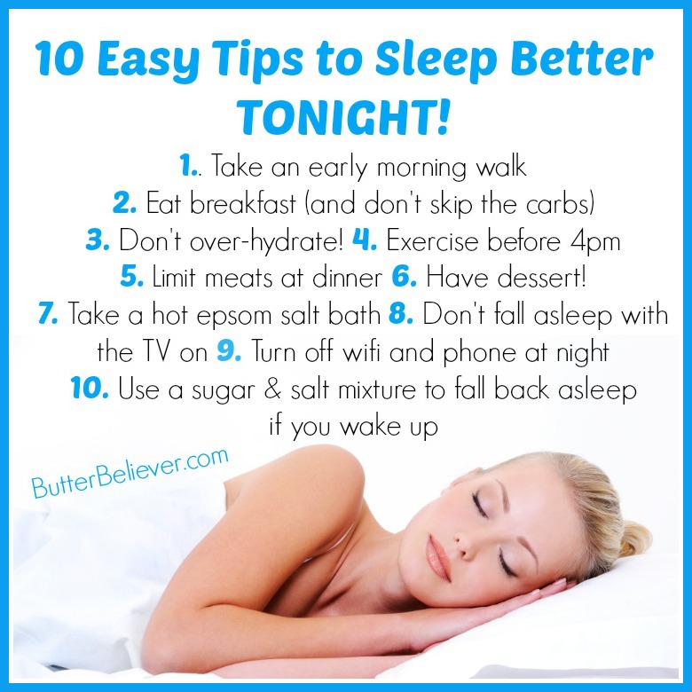 Tips To Sleep Better Tonight