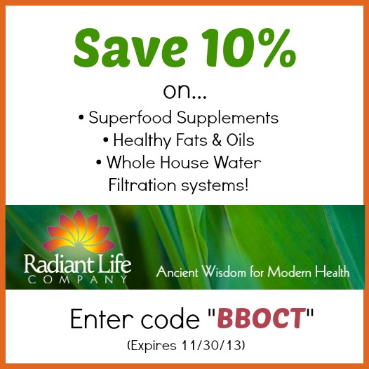 radiant life coupon code