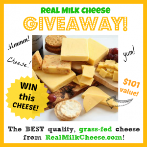GIVEAWAY: Real Milk Cheese! ($101 Value)