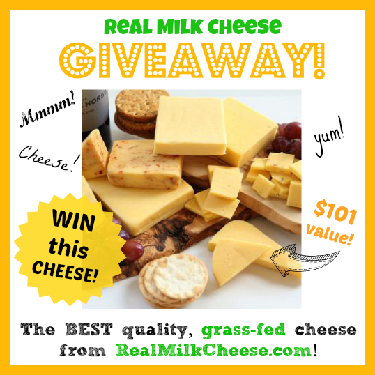 real milk cheese give