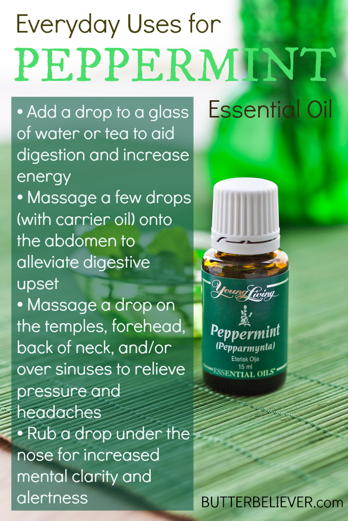 Basic uses for peppermint essential oil (plus a giveaway!)